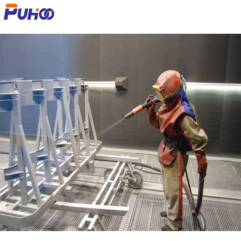 السفع الرملي للصلب